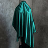 Dark Green Silky Satin Wedding Dress Fabric