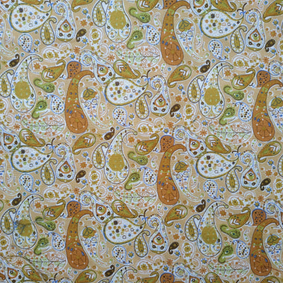 Polyester Plain Cashew Printing Fabric