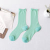 Candy-colored silky socks