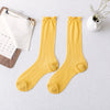 Candy-colored silky socks