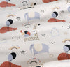 Cotton Cartoon Knitted Fabric Sanding Baby Fabric