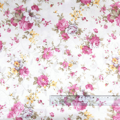 Garden Style Polyester Printed Jacquard Fabric