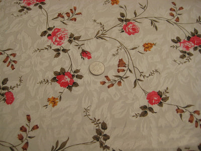 Garden Style Polyester Printed Jacquard Fabric