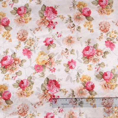 Garden Style Polyester Printed Jacquard Fabric