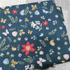 Phoenix Flower Pastoral Style Printed Fabric