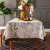 Fabric Fashion Cotton Linen Printed Tablecloth