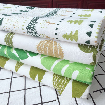 Polyester And Cotton Canvas Printed Tablecloth Fabric