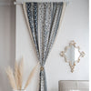 Half Shade Cotton And Linen Printed Curtain