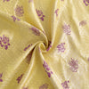 Nylon Yellow Satin Fabric Handmade Diy Children's Sachet Brocade Fabric