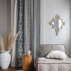 Half Shade Cotton And Linen Printed Curtain